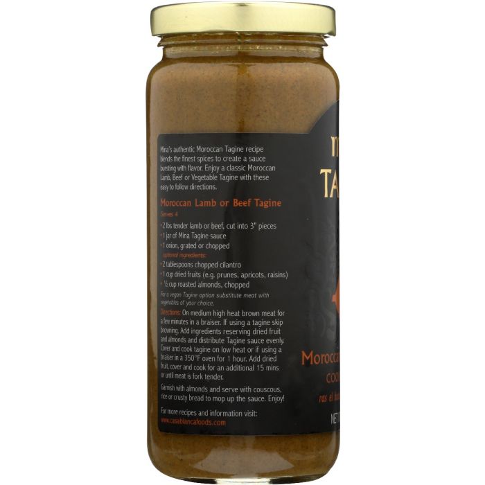 MINA: Sauce Tagine Lamb Or Beef, 12 oz