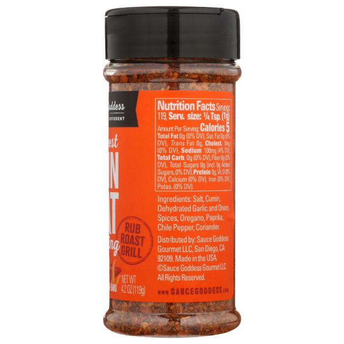 SAUCE GODDESS: Spice Latin Heat Shaker, 4.2 oz