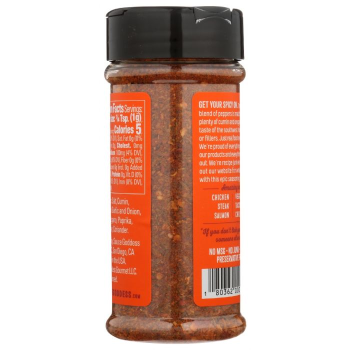 SAUCE GODDESS: Spice Latin Heat Shaker, 4.2 oz