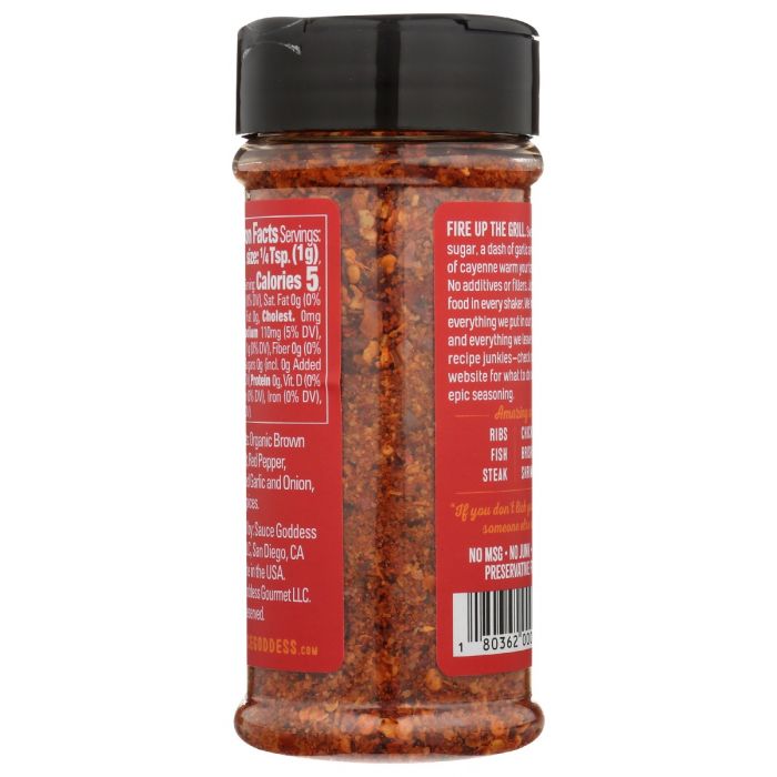 SAUCE GODDESS: Spice Sweet Heat Shaker, 5.2 oz