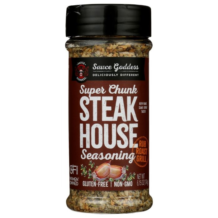 SAUCE GODDESS: Spice Stkhse Chunk Shaker, 6.15 oz