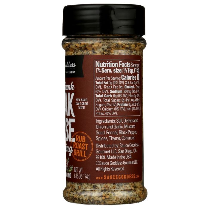 SAUCE GODDESS: Spice Stkhse Chunk Shaker, 6.15 oz