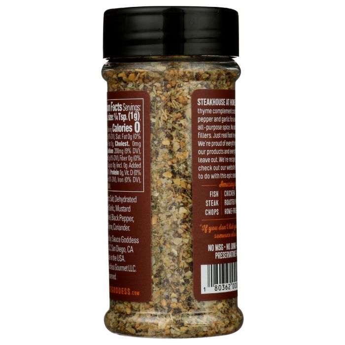 SAUCE GODDESS: Spice Stkhse Chunk Shaker, 6.15 oz