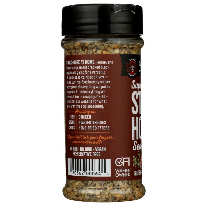 SAUCE GODDESS: Spice Stkhse Chunk Shaker, 6.15 oz