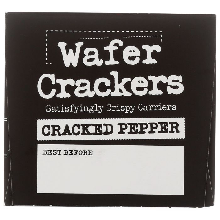 OLINAS BAKEHOUSE: Cracked Pepper Wafer Crackers, 3.5 oz