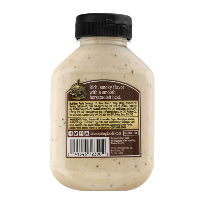 SILVER SPRING: Horseradish Applwd Smkd, 9 oz