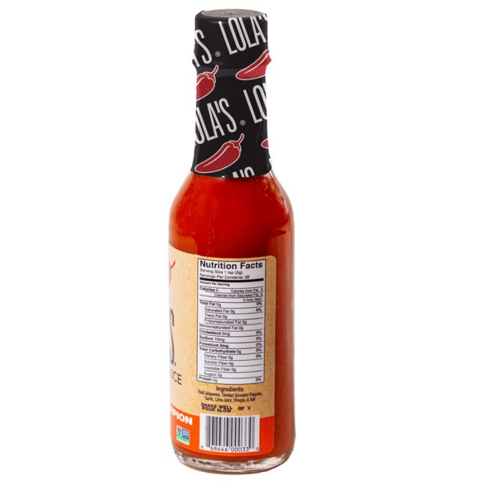 LOLAS FINE HOT SAUCE: Trinidad Scorpion, 5 oz