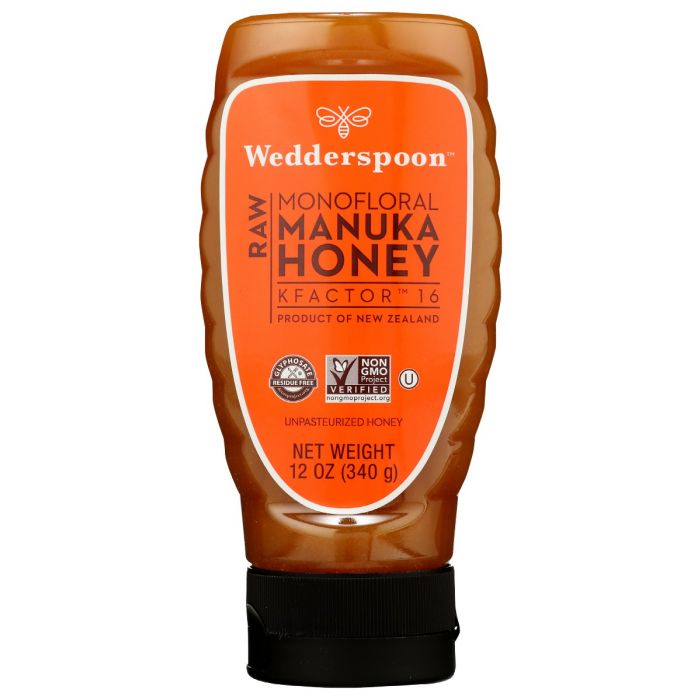 WEDDERSPOON: Honey Manuka Raw Kfactor, 12 oz