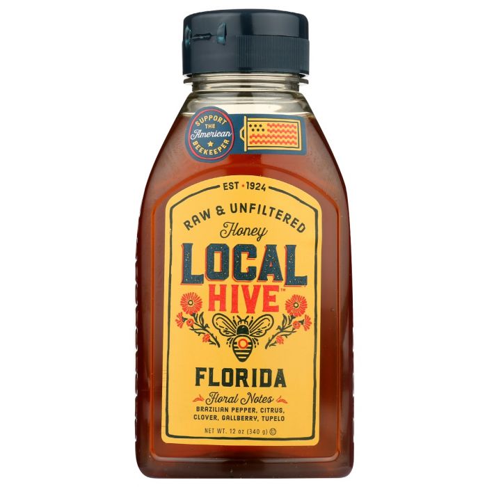 LOCAL HIVE: Honey Florida Local Raw, 12 oz