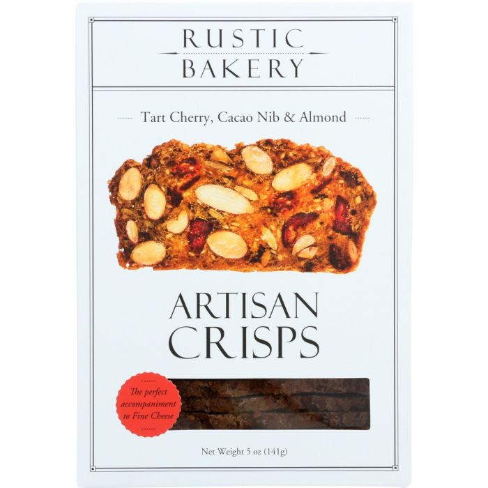 RUSTIC BAKERY: Crisps Cherry Cacao Nib, 5 oz