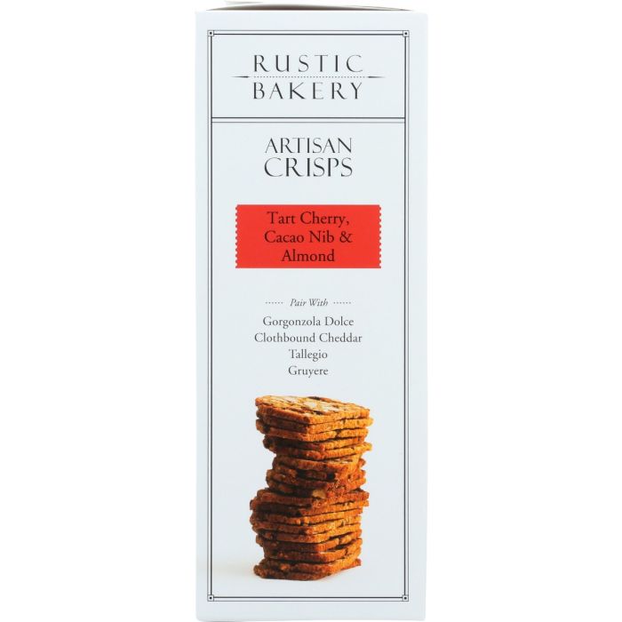 RUSTIC BAKERY: Crisps Cherry Cacao Nib, 5 oz