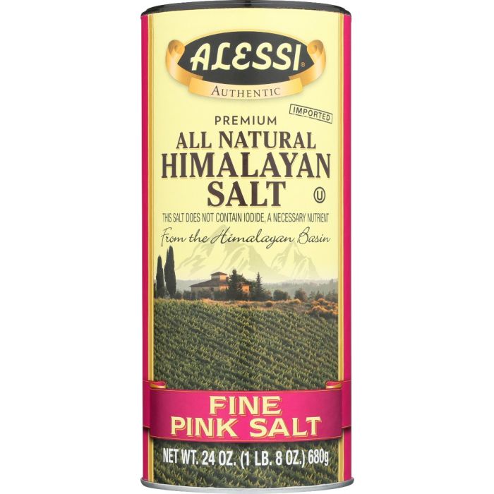 ALESSI: Himalayan Salt Pnk Fine, 24 oz