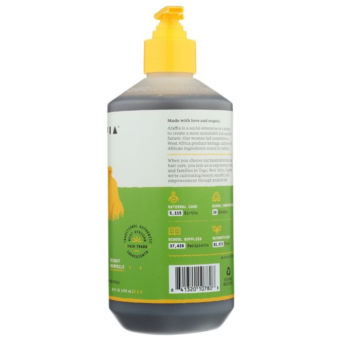 ALAFFIA: Shampoo Wash Cocnt Chaml, 16 fo