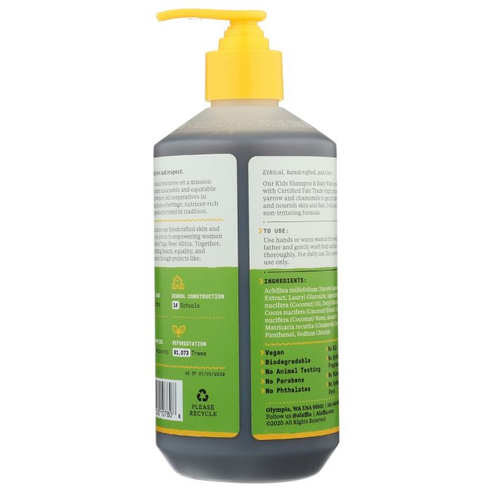 ALAFFIA: Shampoo Wash Cocnt Chaml, 16 fo