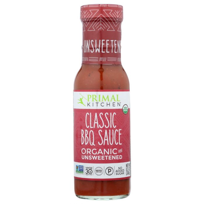 PRIMAL KITCHEN: Organic And Unsweetened Classic Bbq Sauce, 8.5 oz