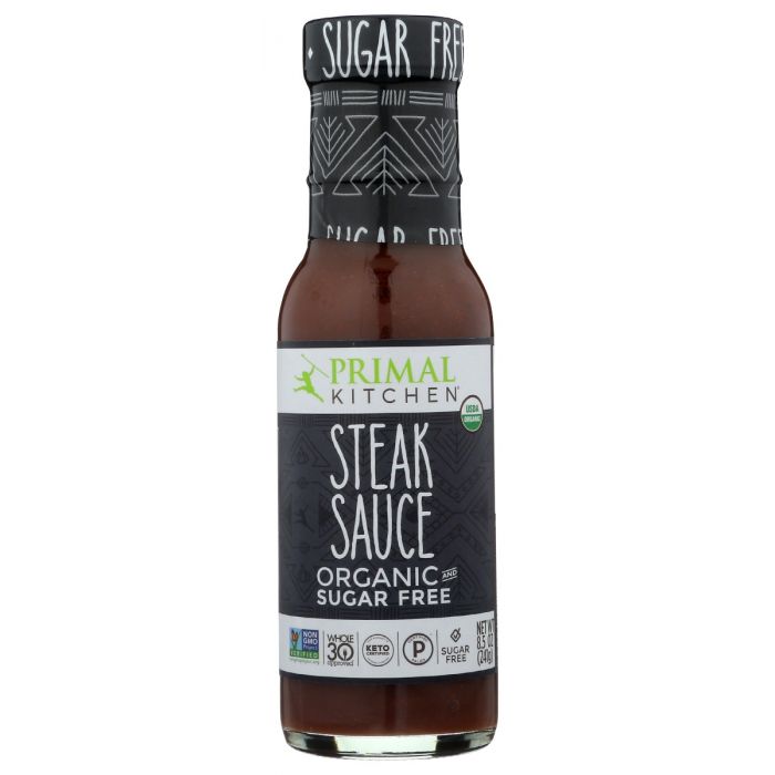 PRIMAL KITCHEN: Organic And Sugar Free Steak Sauce, 8.5 oz