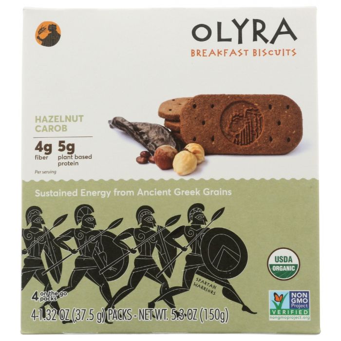 OLYRA: Breakfast Biscuits Hazelnut Carob, 5.3 oz