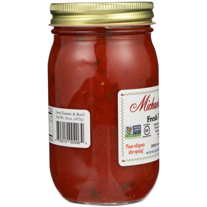 MICHAELS OF BROOKLYN: Sauce Pasta Tomato Basil, 16 oz