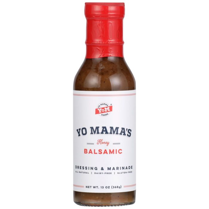 YO MAMAS FOODS: Honey Balsamic Dressing And Marinade, 13 oz