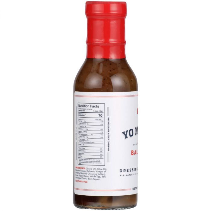 YO MAMAS FOODS: Honey Balsamic Dressing And Marinade, 13 oz