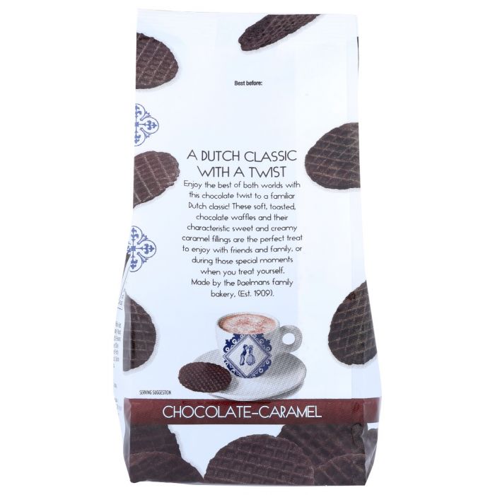 DAELMANS: Wafer Crml Choc Min Strp, 7.04 oz