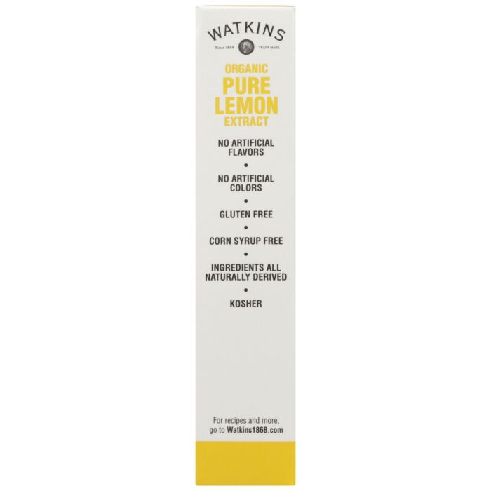 WATKINS: Organic Pure Lemon Extract, 2 fo