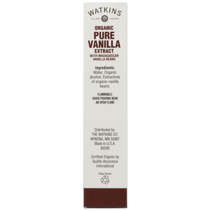 WATKINS: Organic Pure Vanilla Extract, 2 fo