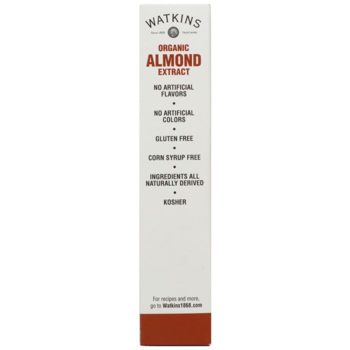 WATKINS: Organic Almond Extract, 2 fo