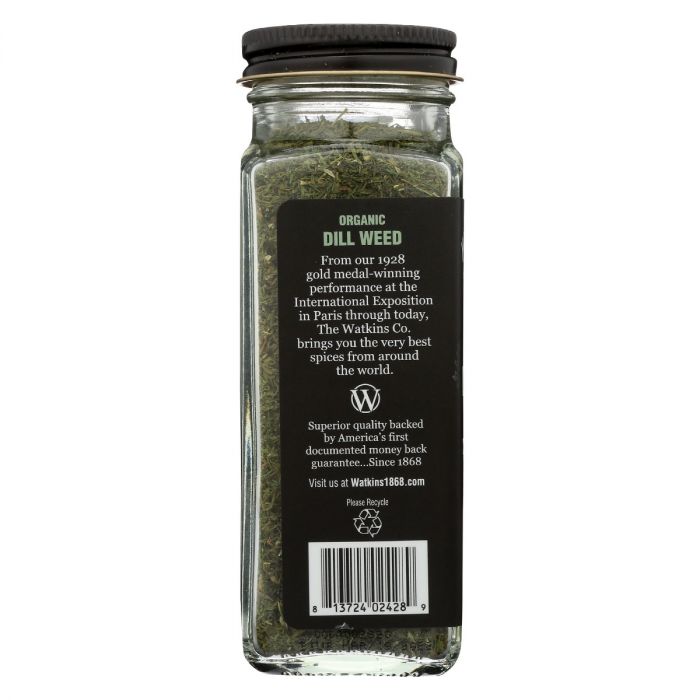 WATKINS: Organic Dill Weed, 0.78 oz