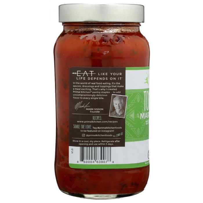 PRIMAL KITCHEN: Tomato Basil Marinara Sauce, 24 oz