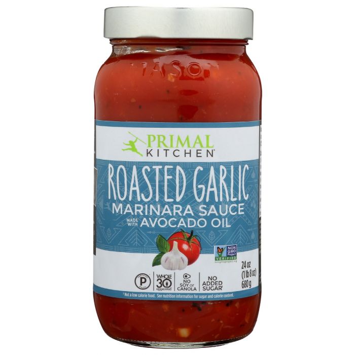 PRIMAL KITCHEN: Roasted Garlic Marinara Sauce, 24 oz