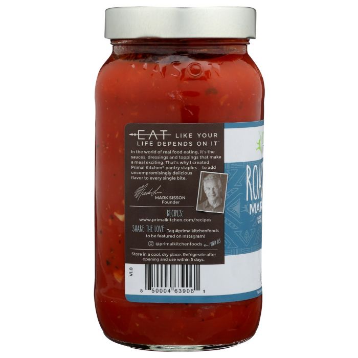 PRIMAL KITCHEN: Roasted Garlic Marinara Sauce, 24 oz