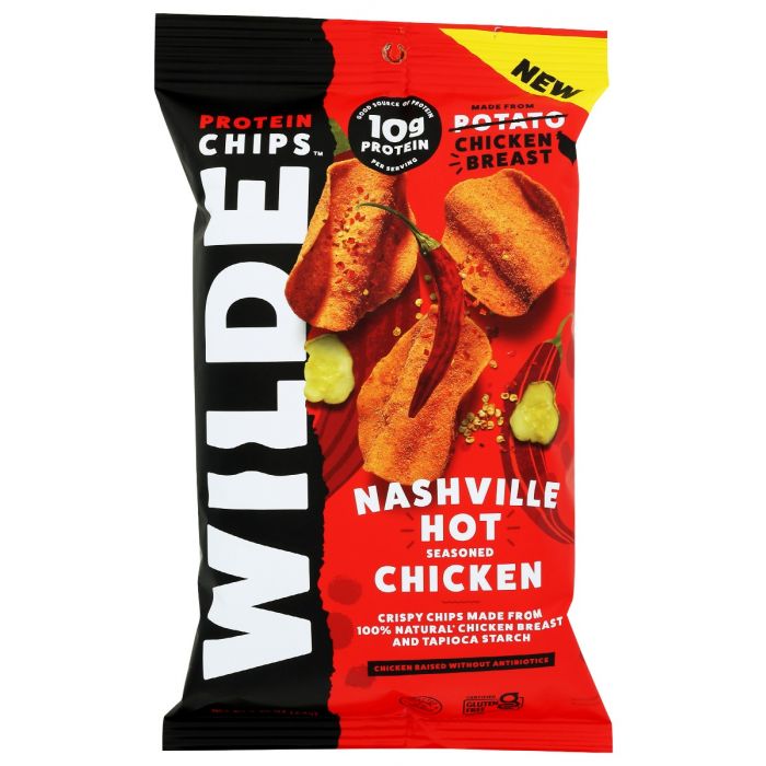 WILDE CHIPS: Chip Chicken Nshvlle Hot, 2.25 oz