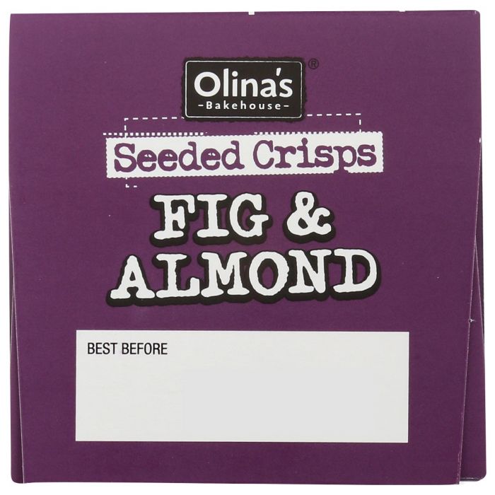 OLINAS BAKEHOUSE: Fig & Almond Seeded Crisps, 5.3 oz