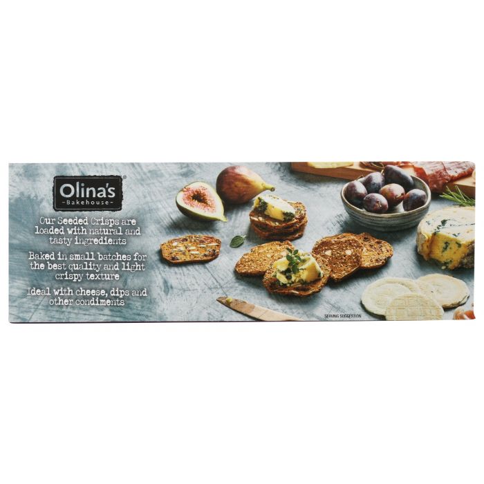 OLINAS BAKEHOUSE: Fig & Almond Seeded Crisps, 5.3 oz