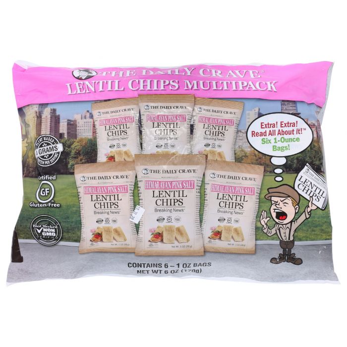 THE DAILY CRAVE: Chips Lentil Multipack, 6 oz