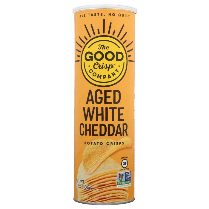 THE GOOD CRISP COMPANY: Crisps Aged White Cheddar, 5.6 oz