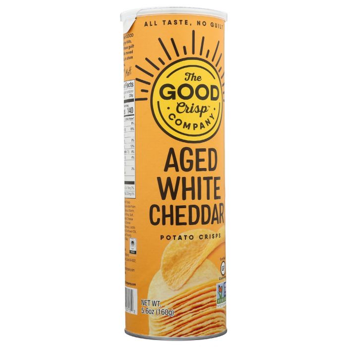 THE GOOD CRISP COMPANY: Crisps Aged White Cheddar, 5.6 oz