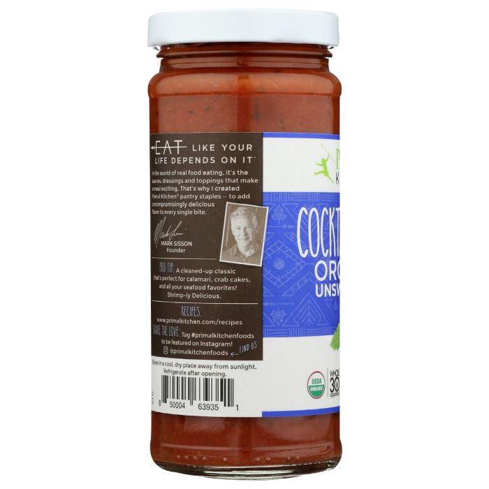 PRIMAL KITCHEN: Organic And Unsweetened Cocktail Sauce, 8.5 oz