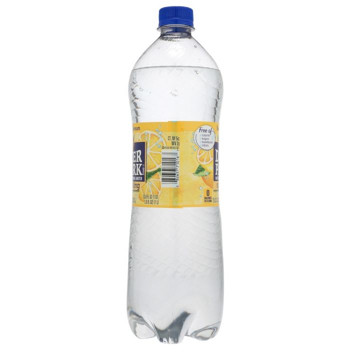 DEER PARK: Lemon Sparkling Water, 33.8 fo