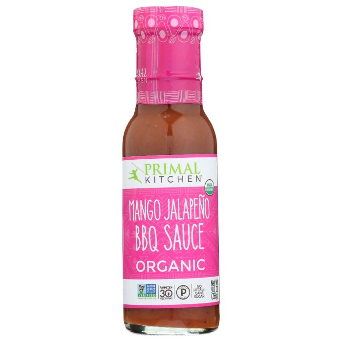 PRIMAL KITCHEN: Organic Mango Jalapeno Bbq Sauce, 9 oz