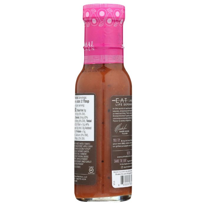 PRIMAL KITCHEN: Organic Mango Jalapeno Bbq Sauce, 9 oz