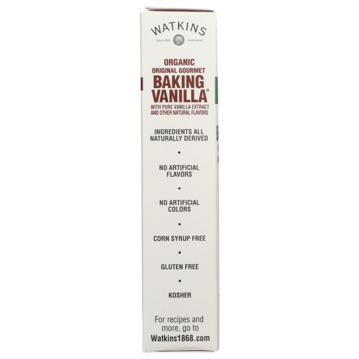 WATKINS: Organic Original Gourmet Baking Vanilla, 2 fo