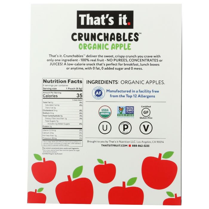 THATS IT: Crunchables Apple Org, 2.4 oz