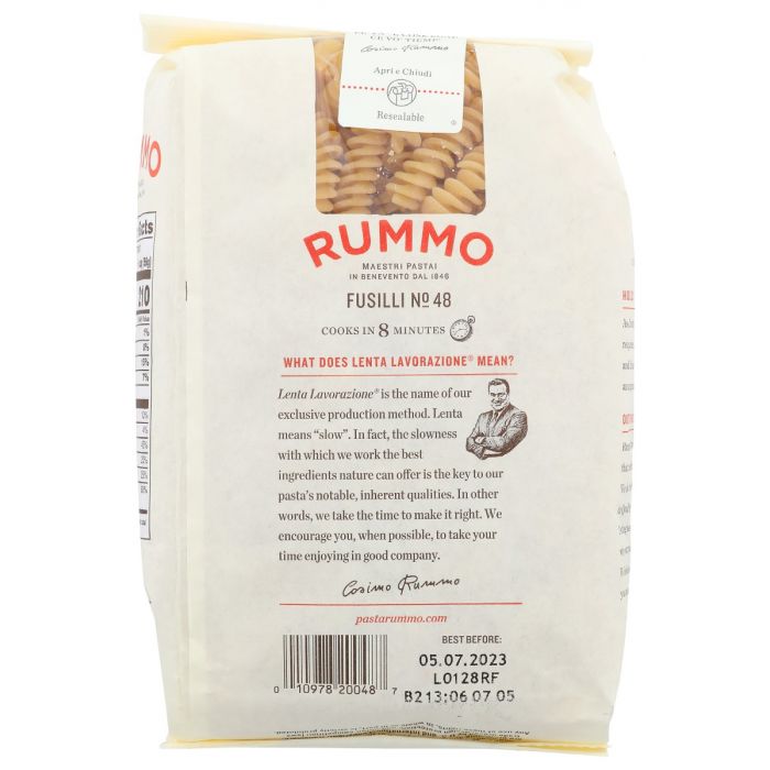 RUMMO: Fusilli Pasta, 1 lb