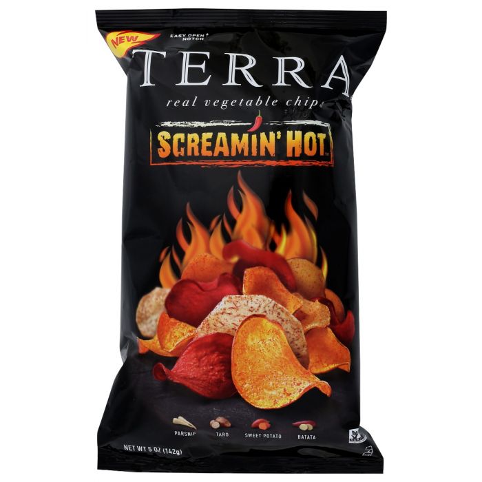 TERRA CHIPS: Screamin Hot Chips, 5 oz