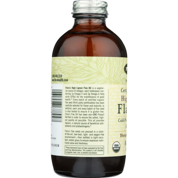 FLORA HEALTH: Flax Oil Hi Lignan, 8.5 fo