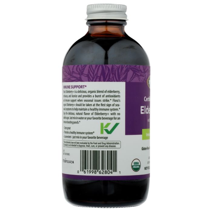 FLORA HEALTH: Elderberry+ With Echinacea, 8.5 oz