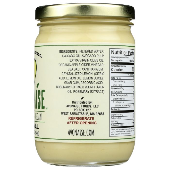 AVONAISE: Mayo Avocado Original, 12 oz