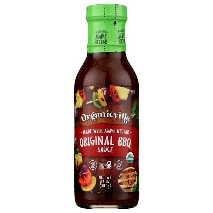 ORGANICVILLE: Sauce Bbq Orig Org, 14 oz